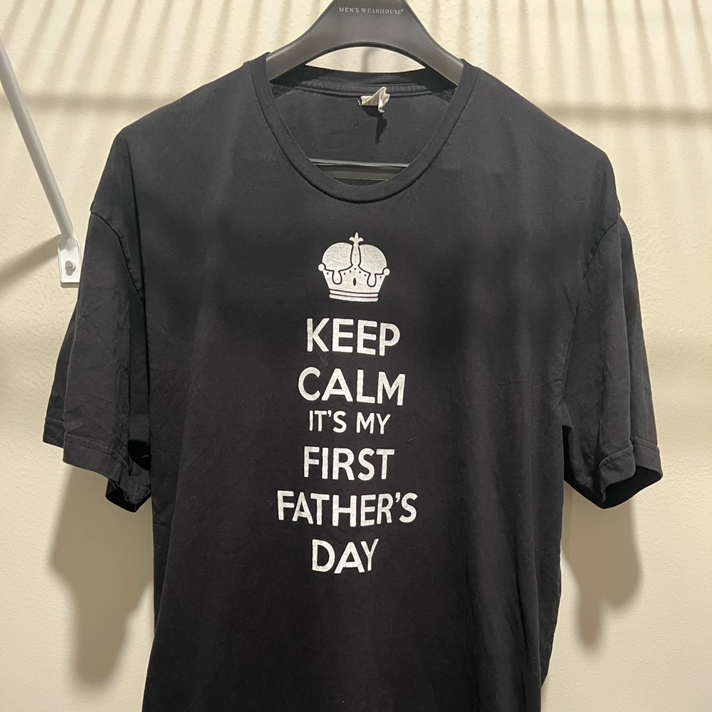 Men’s “Keep Calm” Father’s Day T-Shirt (XL)